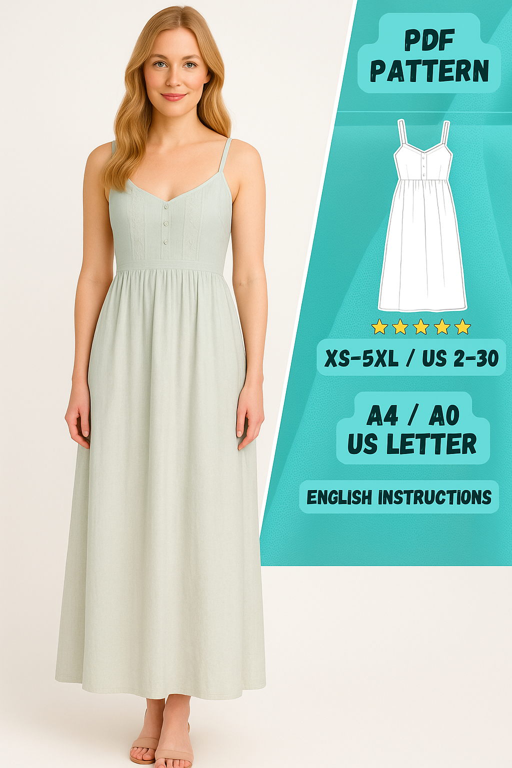 EASY DIY SUMMER DRESS